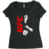 bruce lee family ufc Women's Triblend Scoop T-shirt