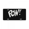 pow ! License Plate