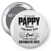 I'm Called Pappy  Because  I'm Way Too Cool To Be Called Grandfather Pin-back button