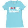 new david guetta f me i'm famous Ladies Fitted T-Shirt