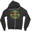 my world is sick and sad Zipper Hoodie