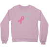 junior's breast cancer awareness i wear pink Crewneck Sweatshirt