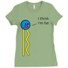 fatty acid Ladies Fitted T-Shirt
