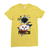 who loves papillon Ladies Fitted T-Shirt