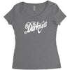the darkness new Women's Triblend Scoop T-shirt