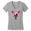 mangle head Women's V-Neck T-Shirt