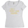 worst case scenario best trending Women's Triblend Scoop T-shirt