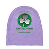 silver shamrock Baby Beanies