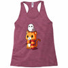 brave kitty Racerback Tank
