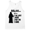 i'm just here for the cake Tank Top