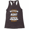 Super Cool Aunt Of A Freaking Awesome Nephew Racerback Tank