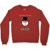 christmas baking team crew snowman Crewneck Sweatshirt