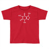 caffeine molecule gamer nerd geek science funny Toddler T-shirt