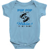 Pop Pop is my Name Fishing Is My Game Baby Onesie