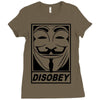 disobey Ladies Fitted T-Shirt