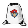 mankeeboi wink Drawstring Bags