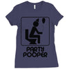 party pooper Ladies Fitted T-Shirt