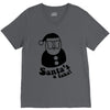 santa's a fake! V-Neck Tee