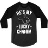 he's my lucky charm 3/4 Sleeve Shirt