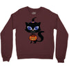 witch cat Crewneck Sweatshirt