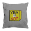 yes our no Throw Pillow