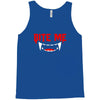 bite me halloween vampire teeth Tank Top