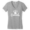 made in canada Women's V-Neck T-Shirt