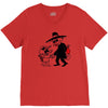 cat vs mouse V-Neck Tee