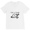 life is fragile V-Neck Tee