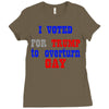 i voted for trump to overturn gay Ladies Fitted T-Shirt