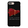 liver cancer awareness iPhone 8 Plus Case