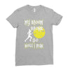 halloween runner Ladies Fitted T-Shirt