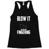 alien blow it fingering Racerback Tank
