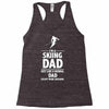 i'm a skiing dad   daddy Racerback Tank