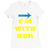 i am with her Ladies Fitted T-Shirt