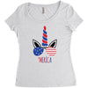 4th of July Women's Triblend Scoop T-shirt