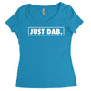 just dab border Women's Triblend Scoop T-shirt