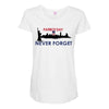 Patriot Day Never Forget Maternity Scoop Neck T-shirt