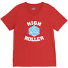 high roller 20 sided die V-Neck Tee