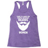 funny beards Racerback Tank