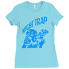 new retro night trap Ladies Fitted T-Shirt