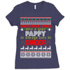 Santa Only Comes Once A Year Pappy Is Always Here To Cheer Ladies Fitted T-Shirt
