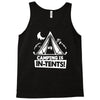 white ink camping is in tents funny Tank Top