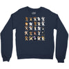 dabbing animals Crewneck Sweatshirt