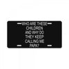 who are these children License Plate