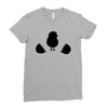 Chicken and Little Chick Ladies Fitted T-Shirt