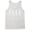 elle white logo Tank Top