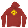 tractor crossing farmer's road warning sign Unisex Hoodie