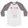 love hair stylist 3/4 Sleeve Shirt