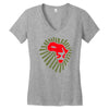 africa lion power cool Women's V-Neck T-Shirt